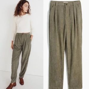 Madewell Corduroy High-Rise Tapered Pants- Size 14